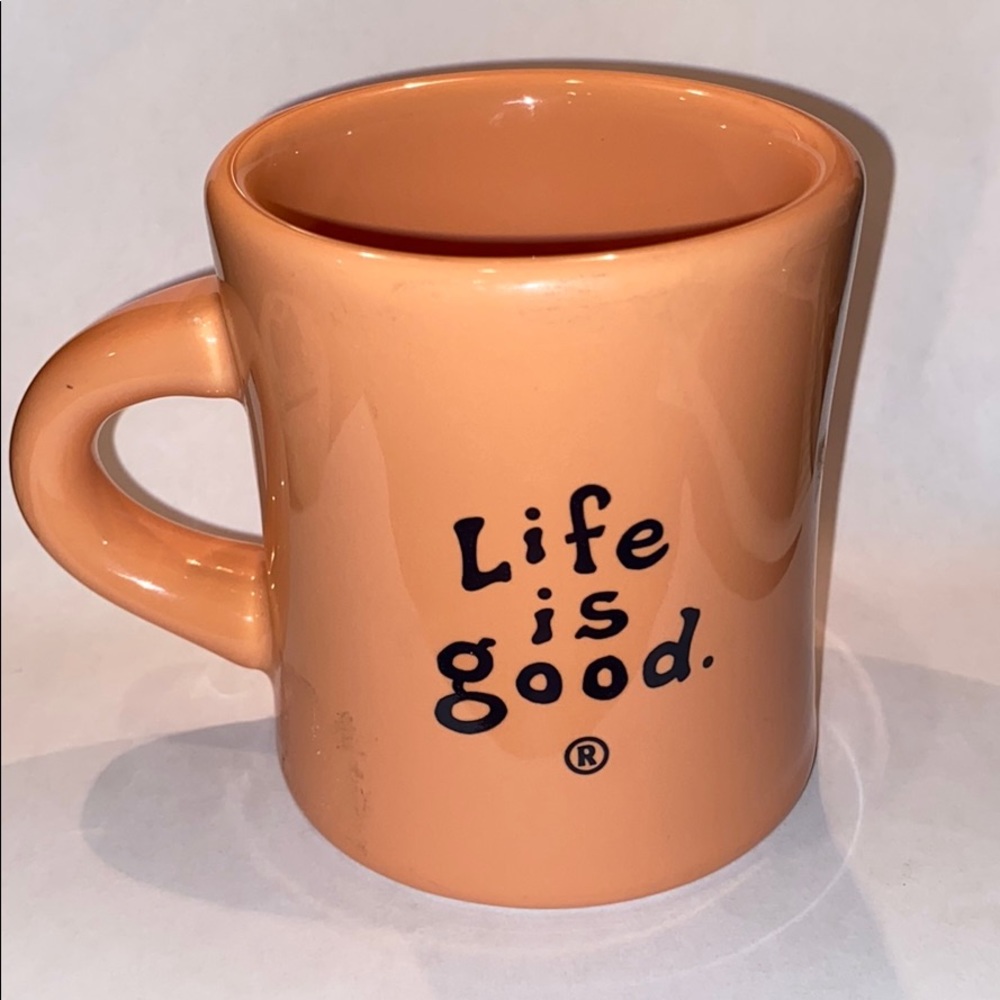 Life is Good Pink Ceramic Mug